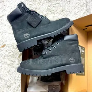 Timberland Black High Master Quality Boots for Man's