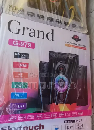 Speakers 3.1 and 2.1