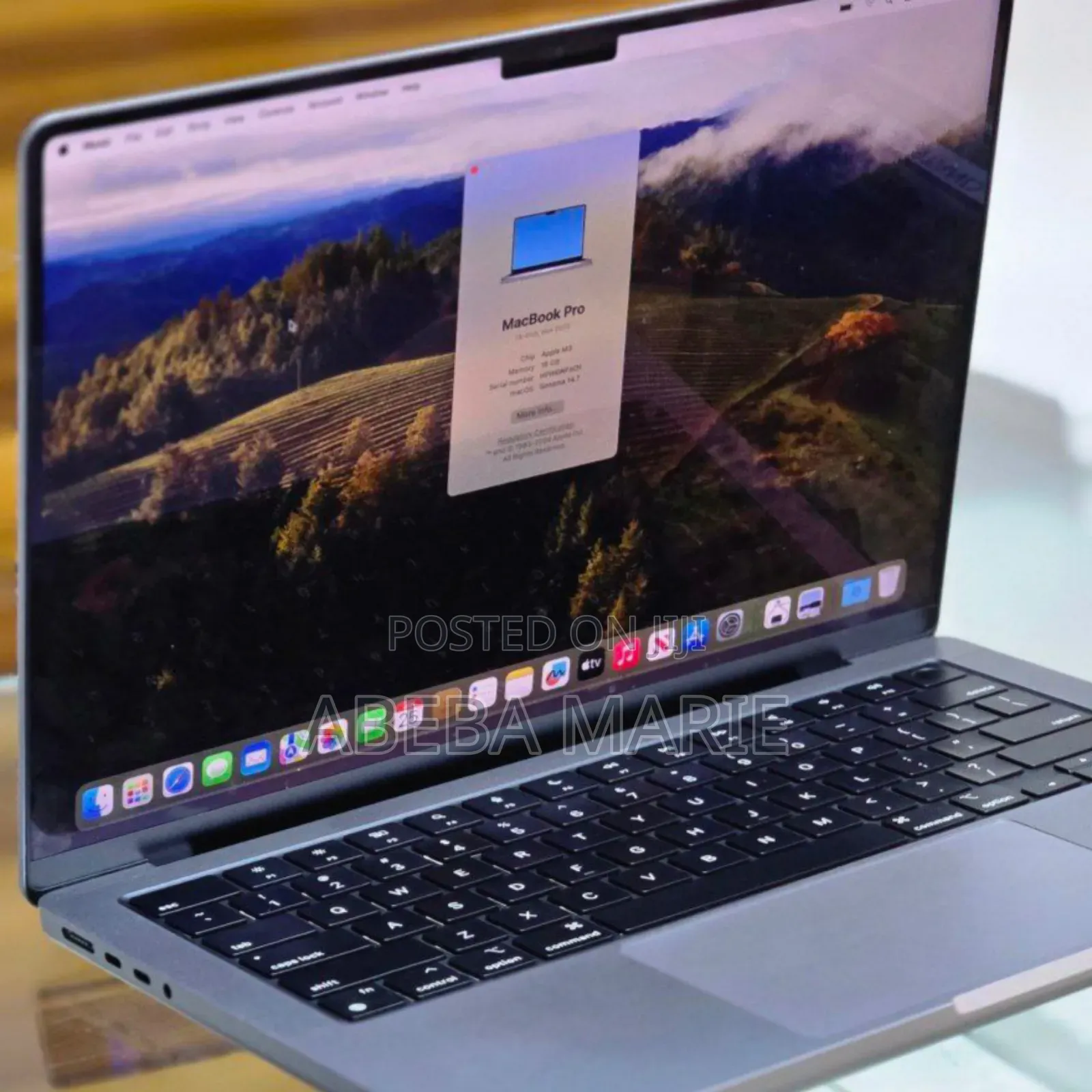 New Apple MacBook Pro 2023 M3 14-Inch 18GB Apple M3 Pro SSD 512GB