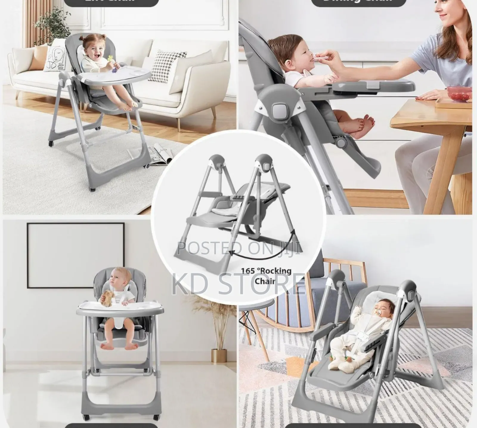 【5-in-1 High Chair Multifunction】