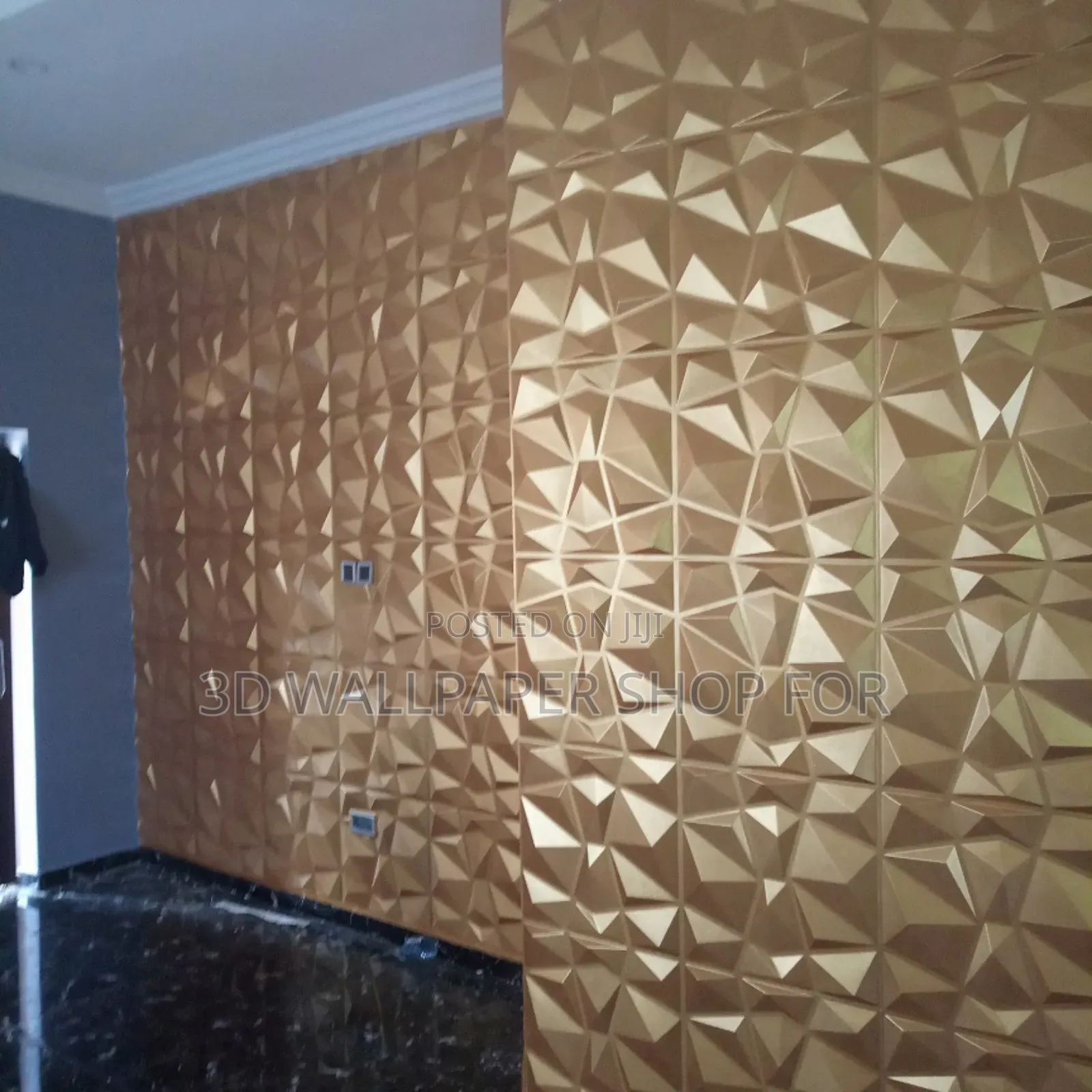 3d Golden Background Wallpaper