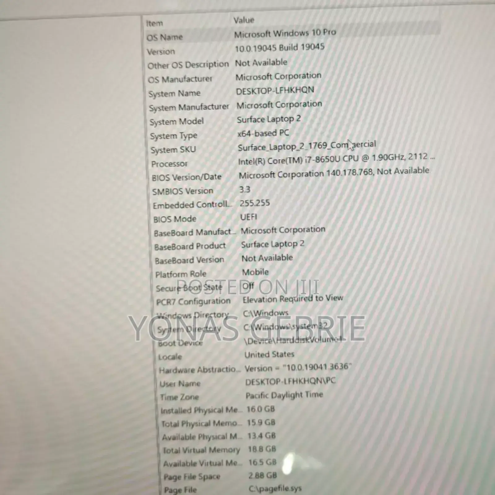 New Laptop Microsoft Surface Book 2 16GB Intel Core I7 SSD 512GB