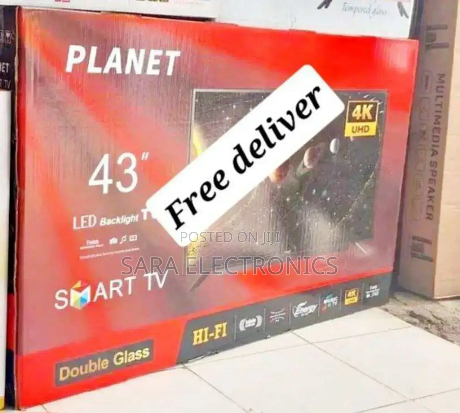Planet 43" Uhd Smart Tv – 40,500 Etb