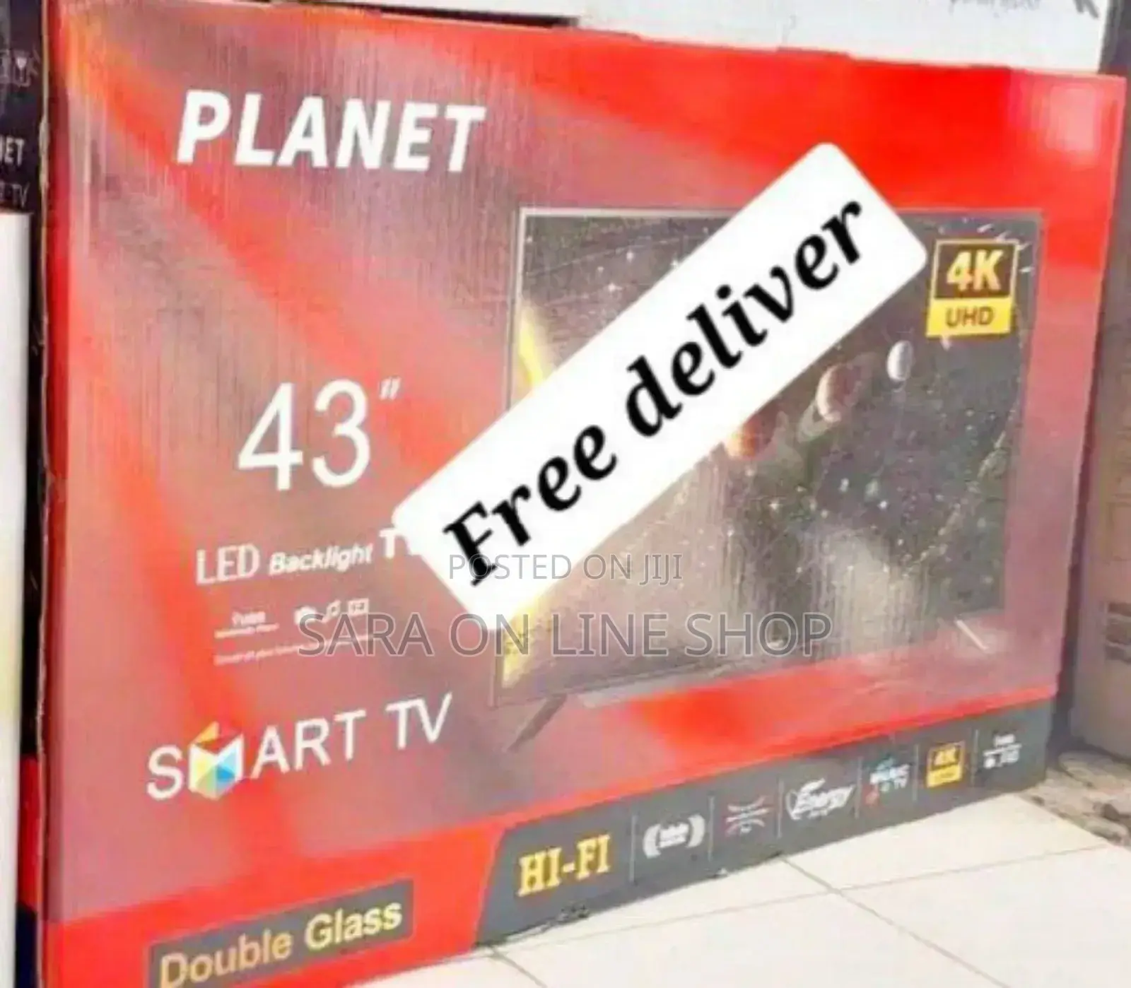 Planet 43" Uhd Smart Tv – 40,500 Etb