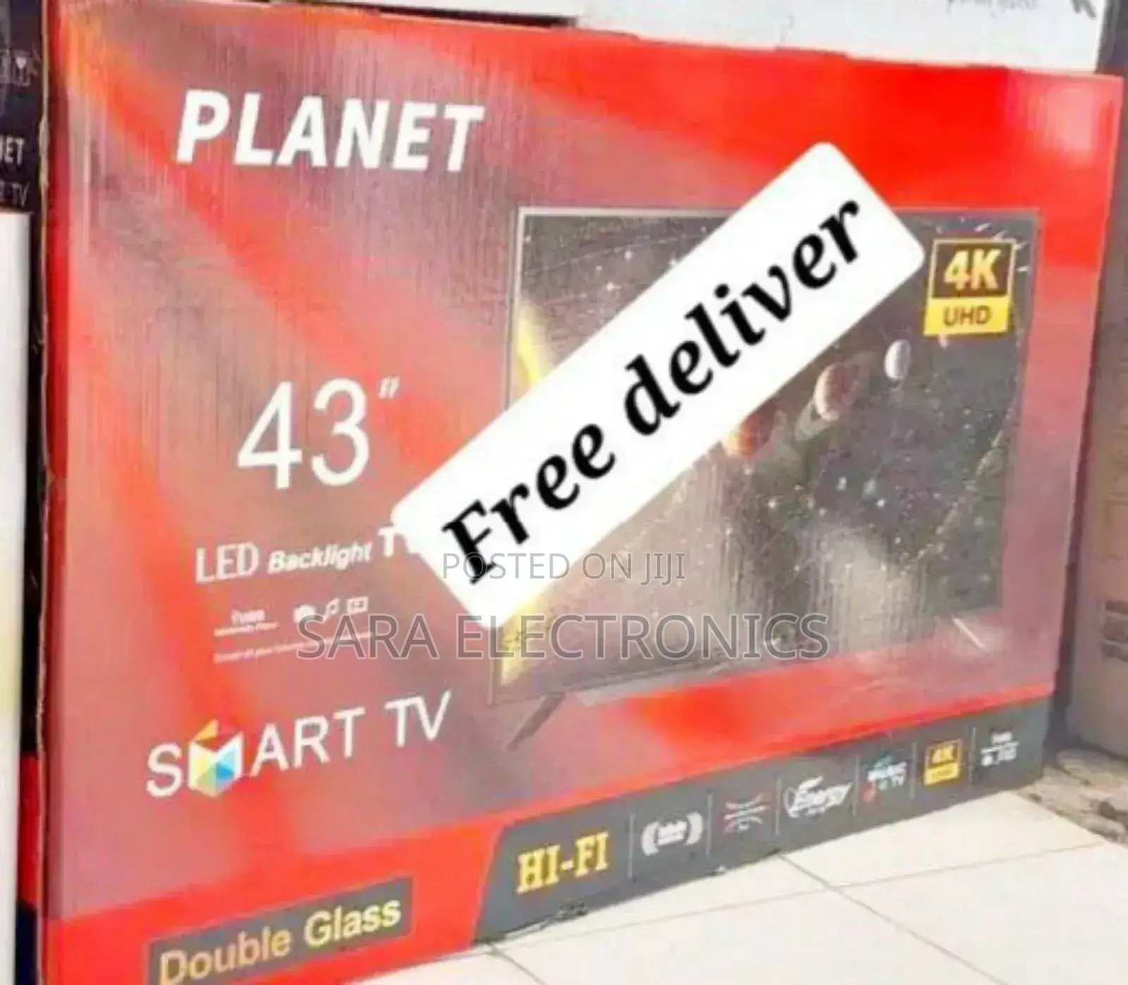 Planet 43" Uhd Smart Tv – 40,500 Etb