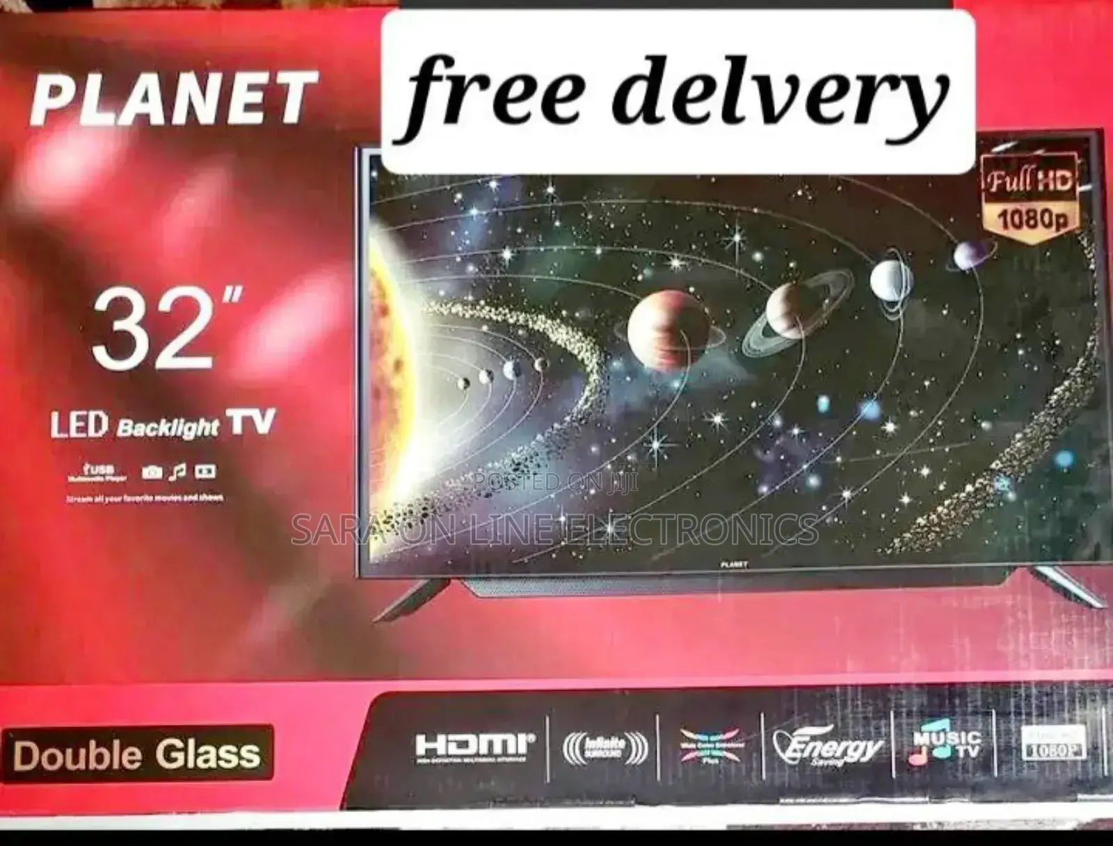Planet 32" Uhd Smart Tv – 17,500 Etb