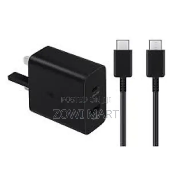 Pd 35w Two-Port Charger Usb-C Usb-a Samsung