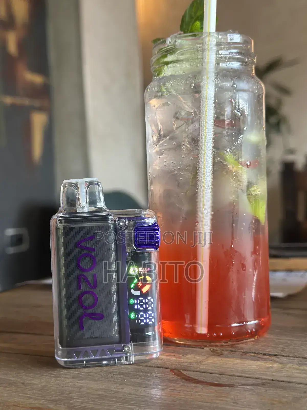 Vape Puff Vozol Grape Ice Flavor