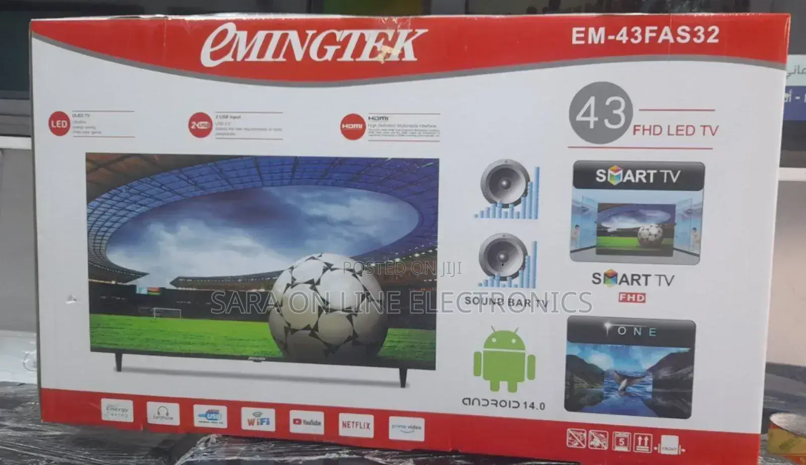 Mingtek 43" Smart Android Tv