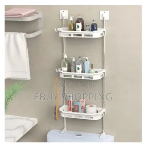 Photo - **Multi-Tier Bathroom Rack – Store Towels, Soaps More!**