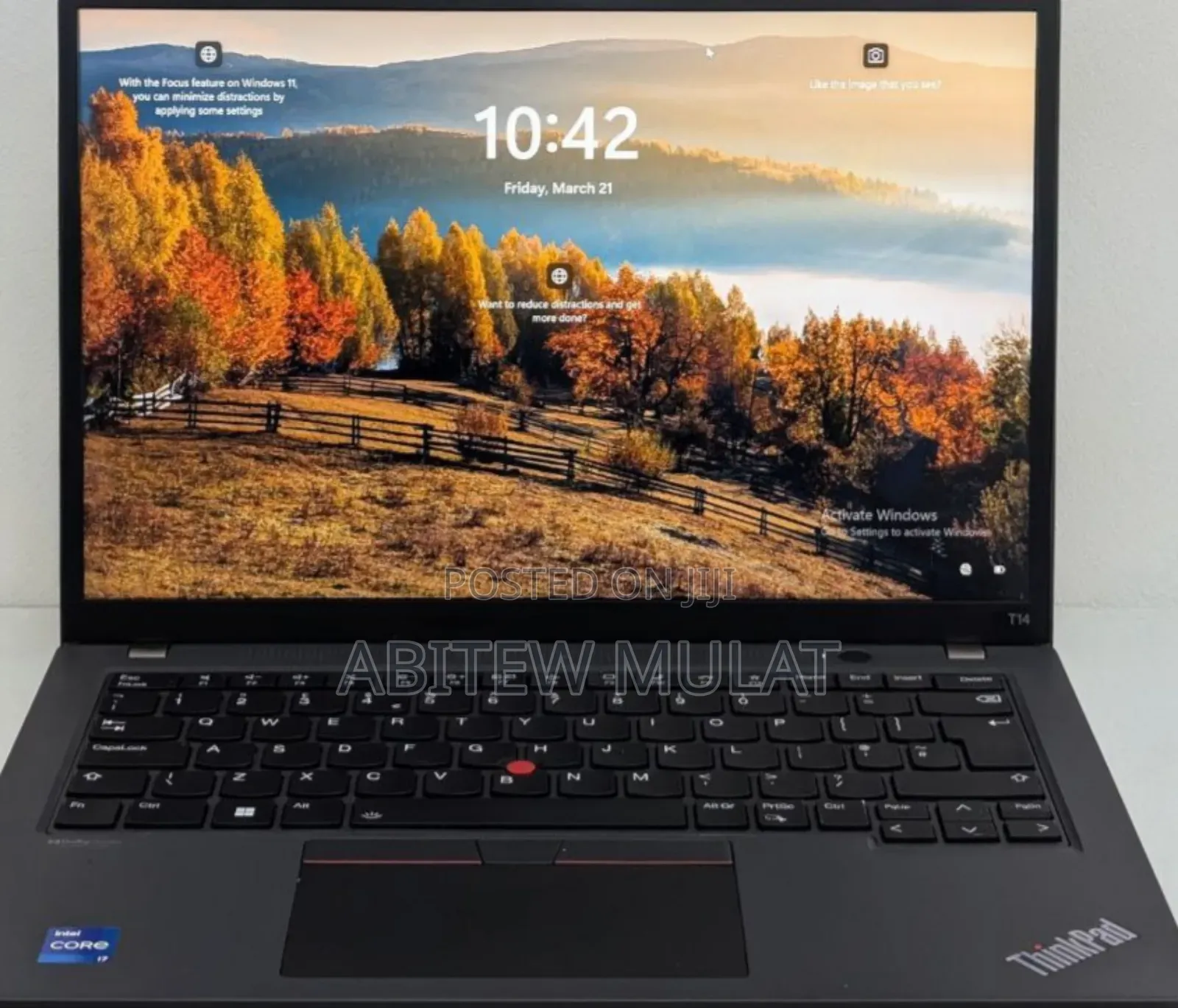 New Laptop Lenovo ThinkPad T14 G3 16GB Intel Core I7 SSD 512GB