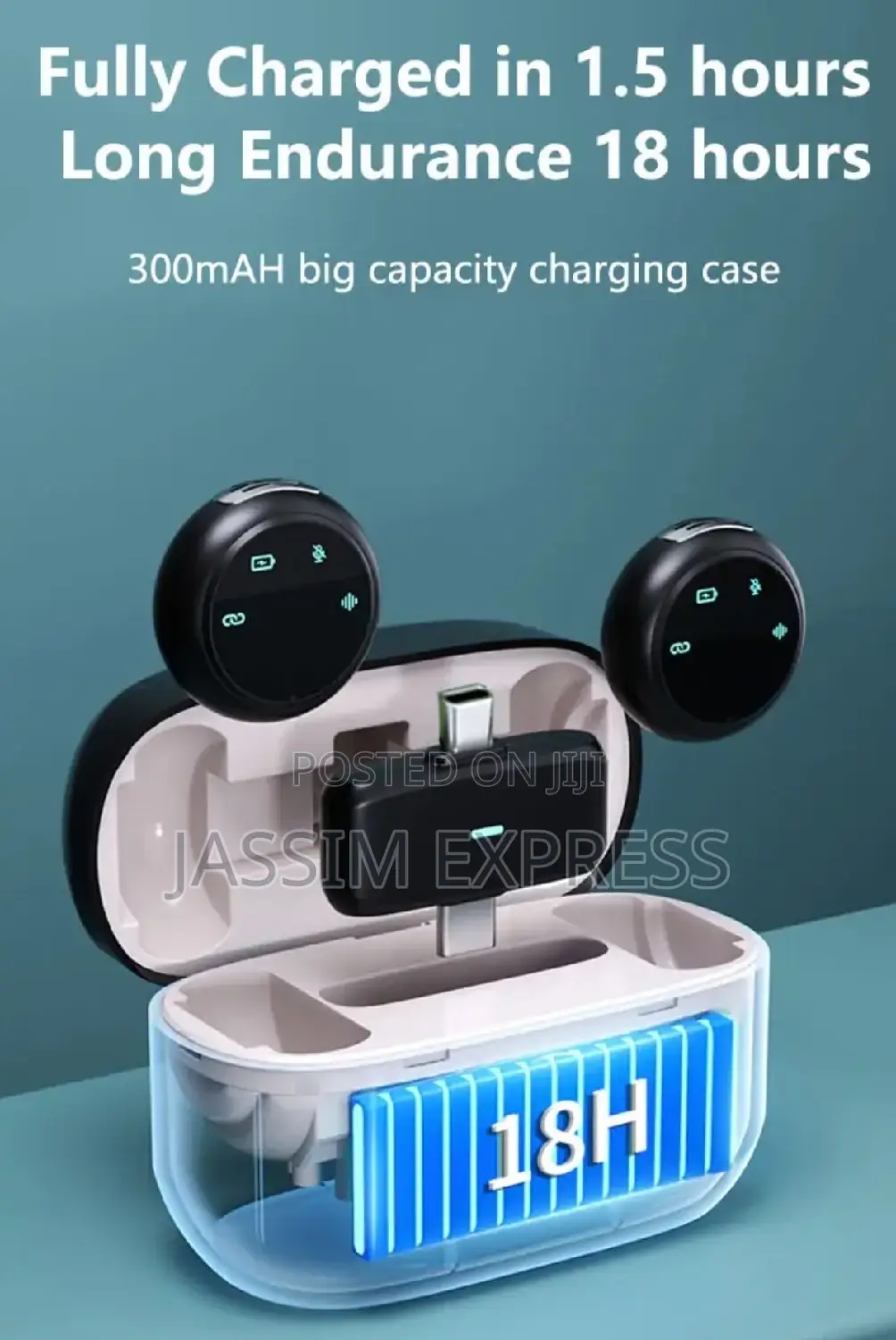 በ100 ሜትር ርቀት ውስጥ መስራት የሚቺል Omni Directional Dual Microphone