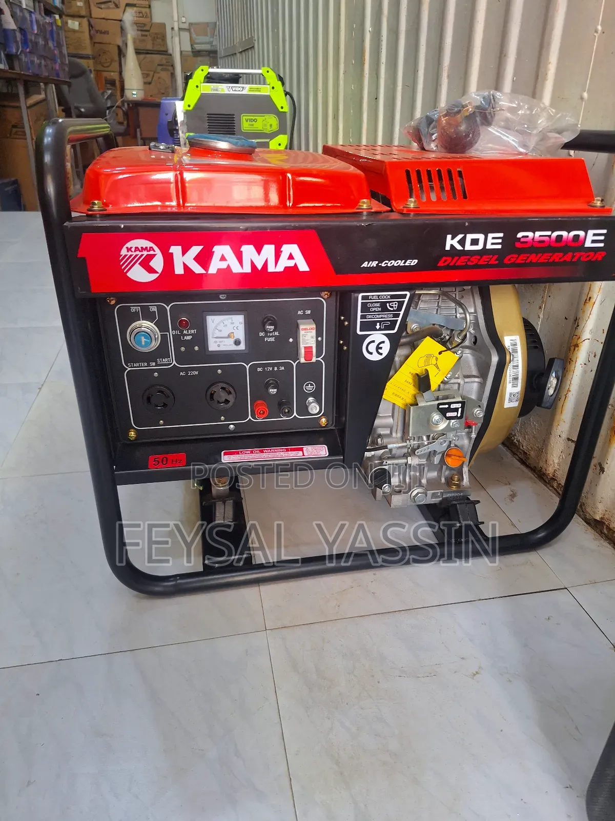 Kama Generator 3000w or 3kw ናፍጣ