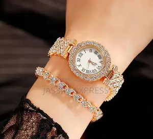 Smart Watch + Digital Watch + 3 Straps + 5 Diamond Jewellery