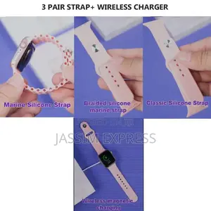 Smart Watch + Digital Watch + 3 Straps + 5 Diamond Jewellery