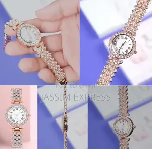 Smart Watch + Digital Watch + 3 Straps + 5 Diamond Jewellery
