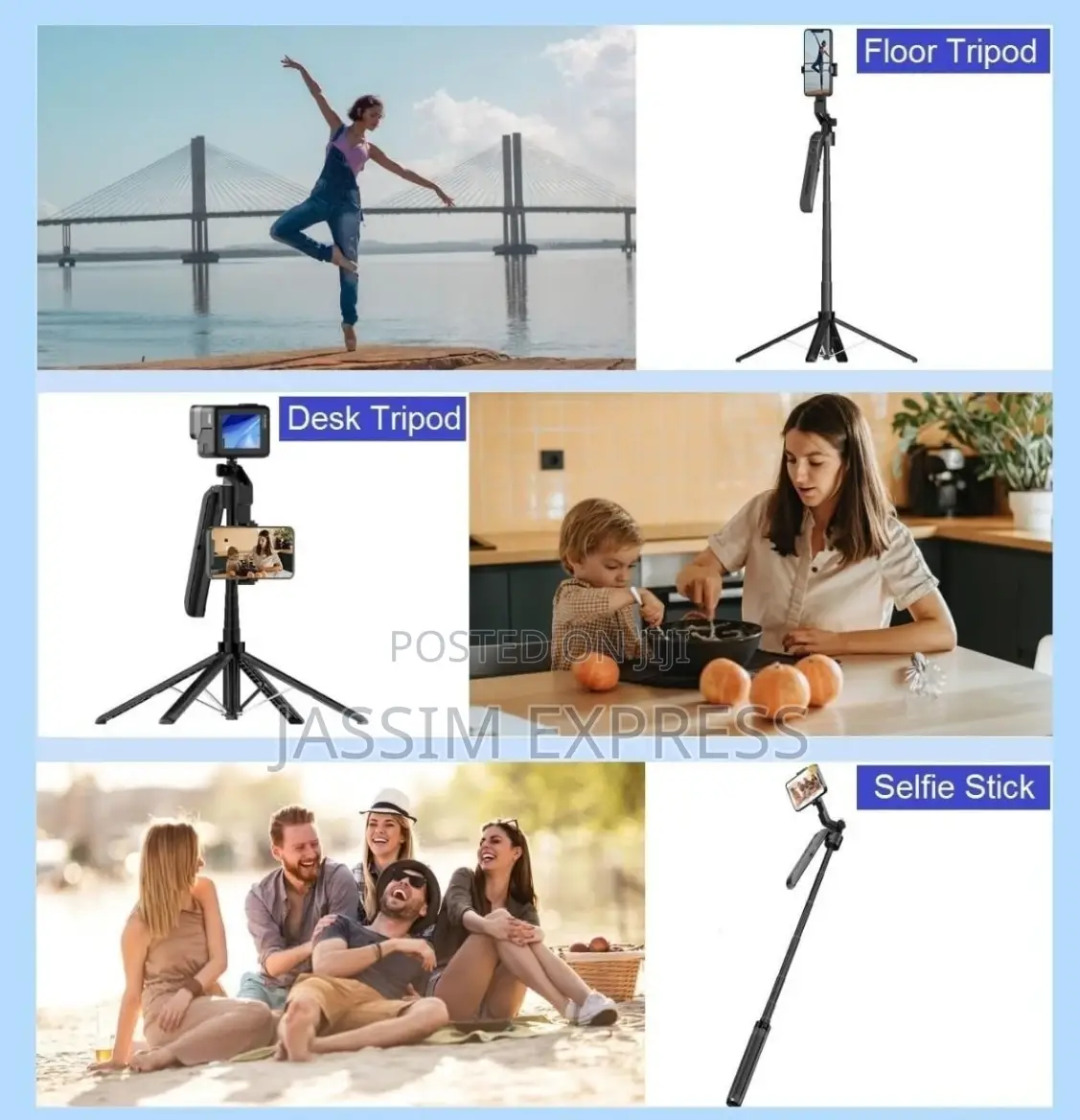 Auto Face Tracking Tripod for Phone Cameras(360° Rotation)