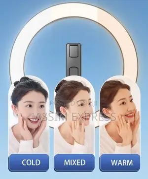 Selfi Stick + Ringlight With 2.3 Meter Stand