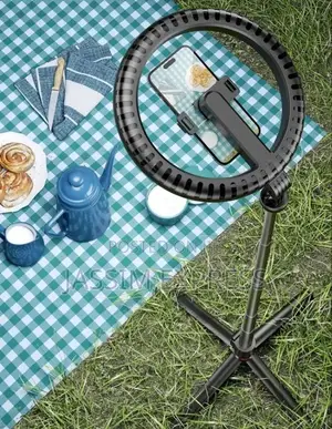 Selfi Stick + Ringlight With 2.3 Meter Stand