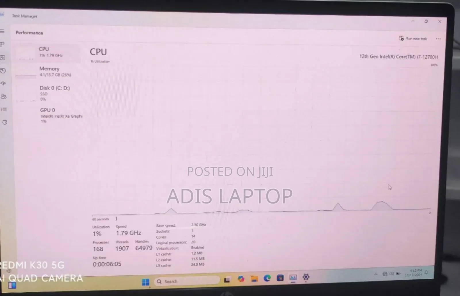 New Laptop HP Pavilion 15 16GB Intel Core I7 SSD 512GB