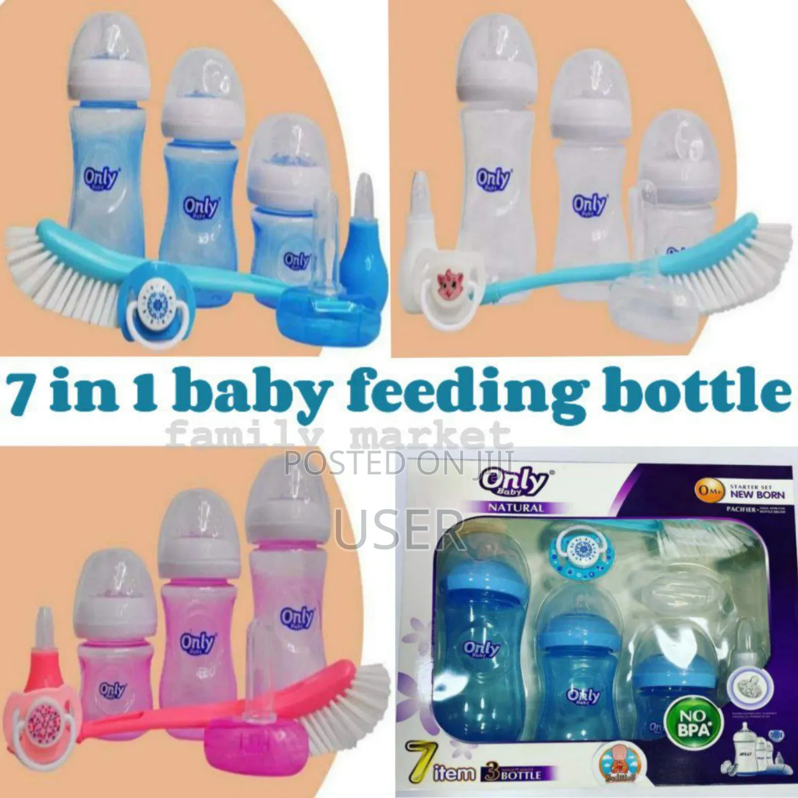  7 in 1 Baby Feeding Bottle