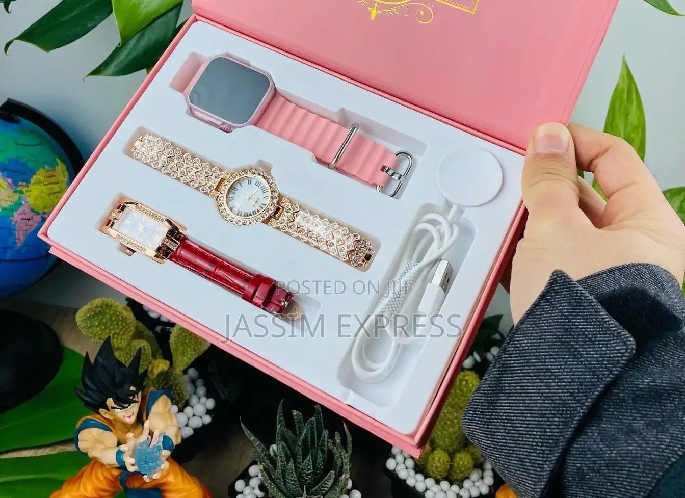 3 in 1 Smart Watch Gift Combo!