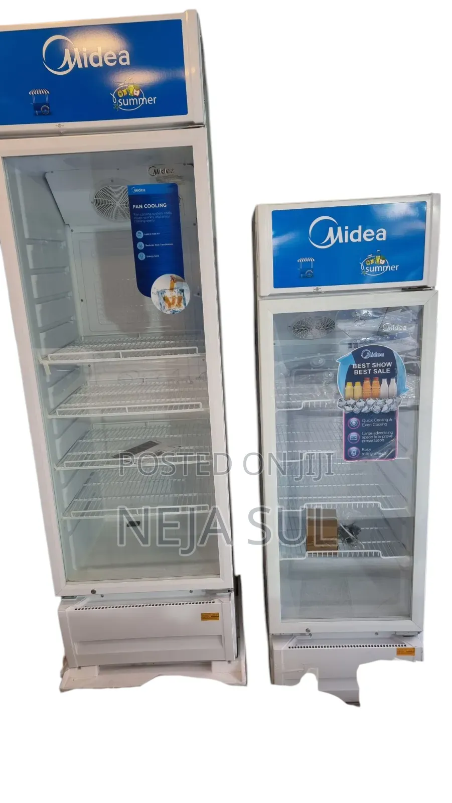 Midea Showcase Display Fridge 211l Super Cool for in Ethio