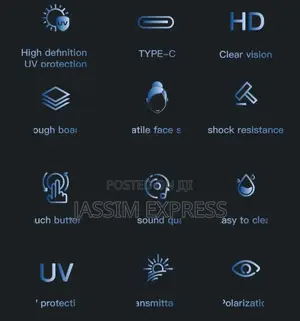 Smart Bluetooth Sunglass Dual Stereo Speaker Anti Blue Ray