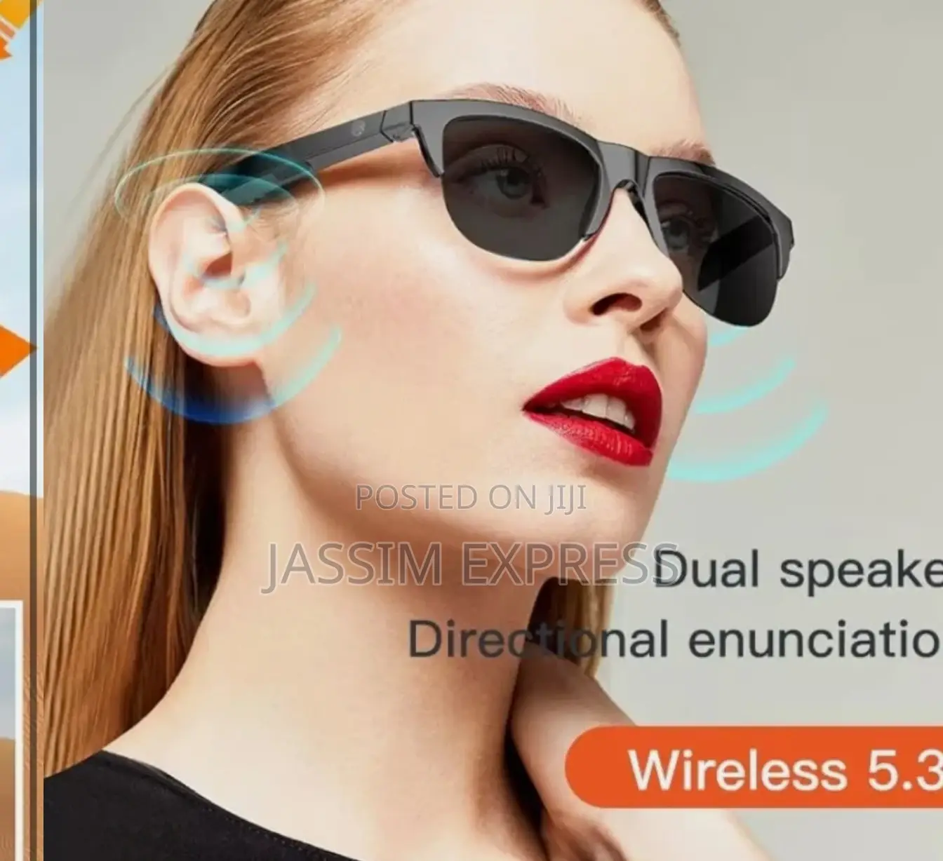 ስማርት መነፅር (ስልክ ለማውራት ሙዚቃ ለማዳመጥ የሚያገለግል ለፀሃይም የሚሆን ሁሉንም የያዘ)