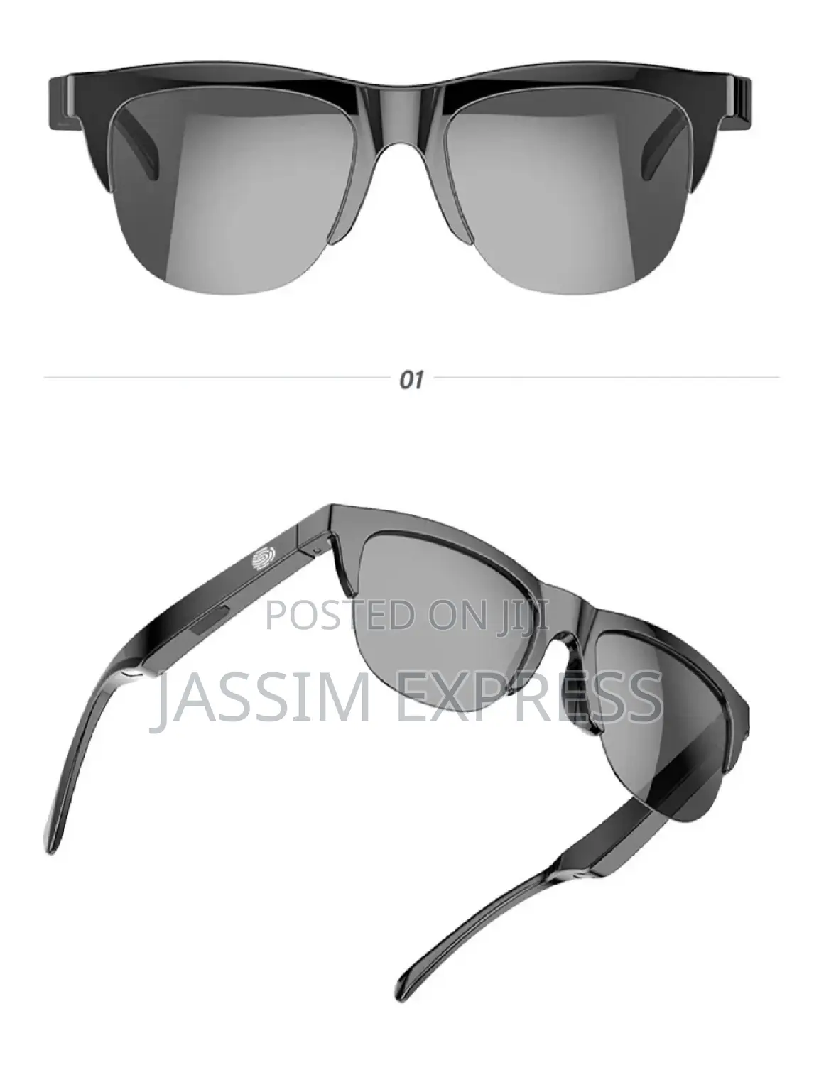 TWS Smart Sunglass (ሙዚቃ ለማዳመጥ, ስልክ ለማውራት የሚያገለግል ስማርት መነፀር )