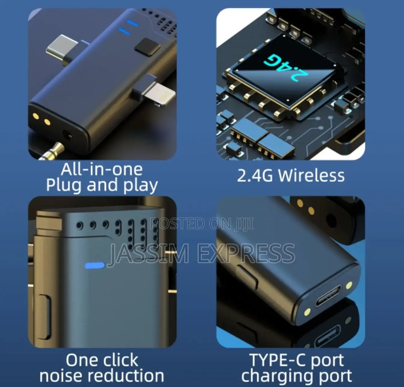 Jmary 2.4g Wireless Microphone for Mobile Camera Original