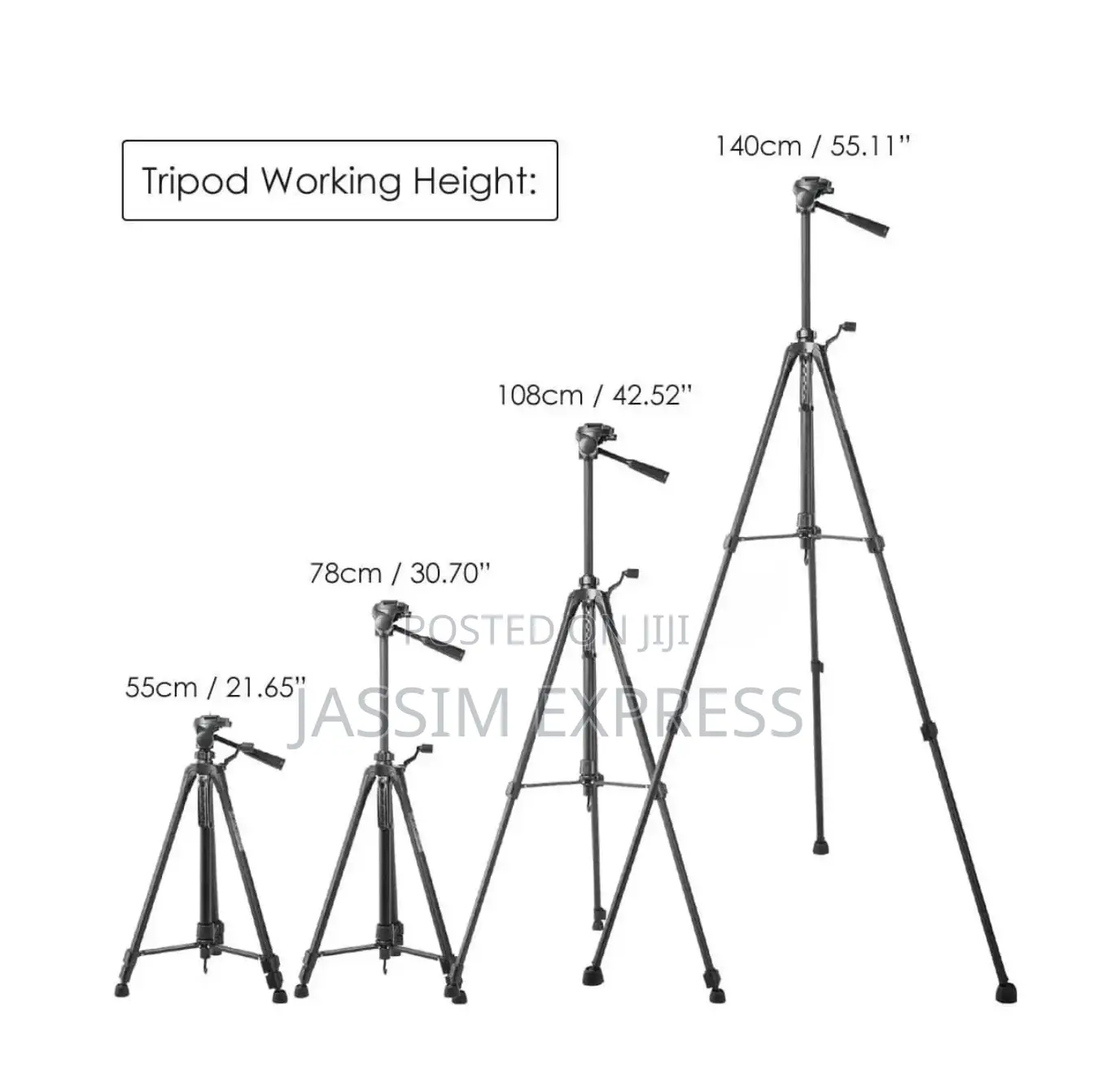 Universal Lightweight Tripod for Phones, Gopro, Cameras