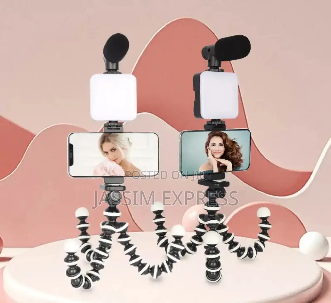 Octupus Ay-49z Vlogging Kit Flexible for Phone Camera Tripod