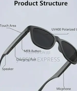 Original Polarized ስማርት መነጽር (Bluetooth 5.3 Anti-blue Light)