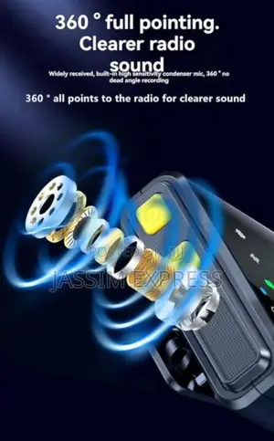 Dual Wireless Microphone With Intelligent Noise Reduction