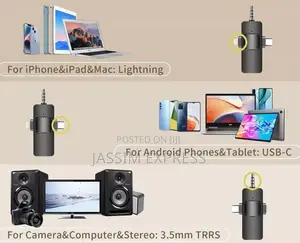 Dual Wireless Microphone With Intelligent Noise Reduction