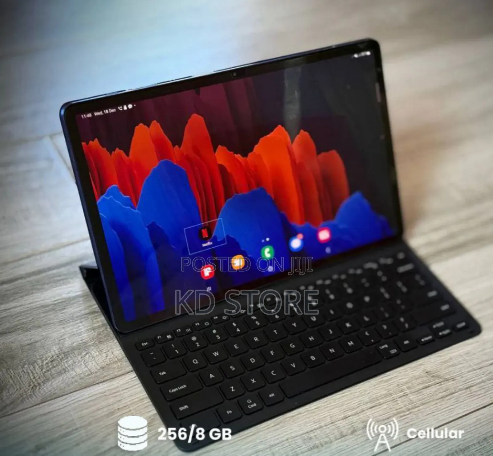 New Samsung Galaxy Tab S7+ 256 GB Black