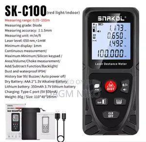 Photo - Snakol Laser Meter 100m With Charger
