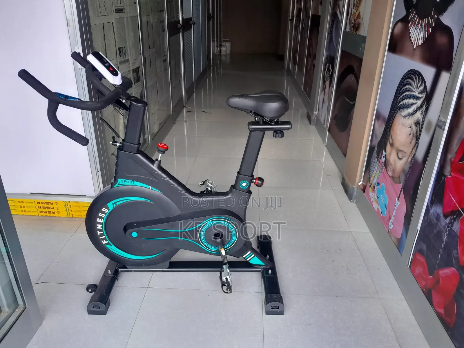 Advanced Spin Bike With Digital Monitor Full Adjustability