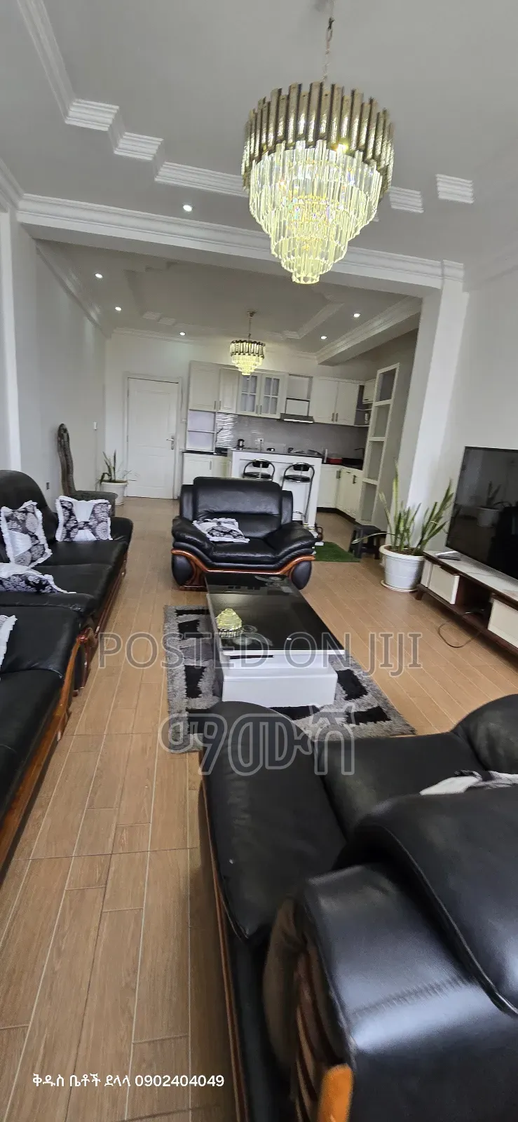 Furnished 3bdrm Apartment in የሚከራይ አፓርታማ አያት አካባቢ, Bole for rent