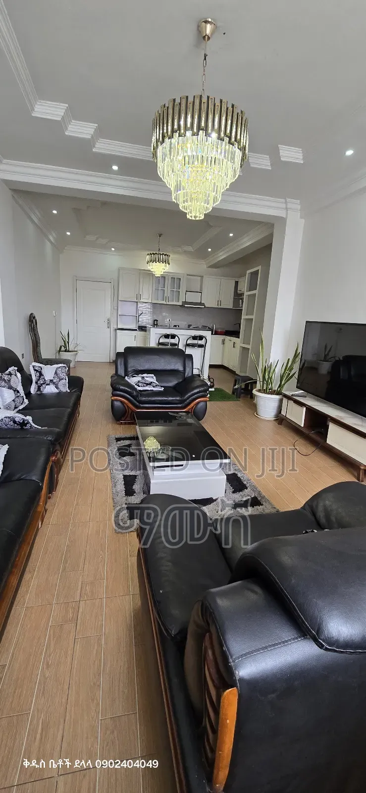 Furnished 3bdrm Apartment in የሚከራይ አፓርታማ አያት አካባቢ, Bole for rent