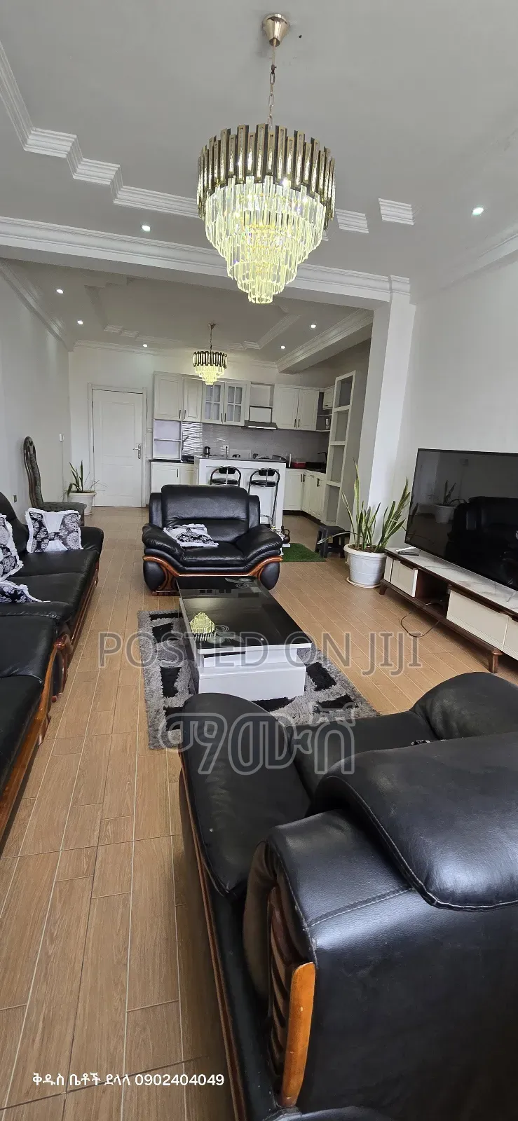 Furnished 3bdrm Apartment in የሚከራይ አፓርታማ አያት አካባቢ, Bole for rent