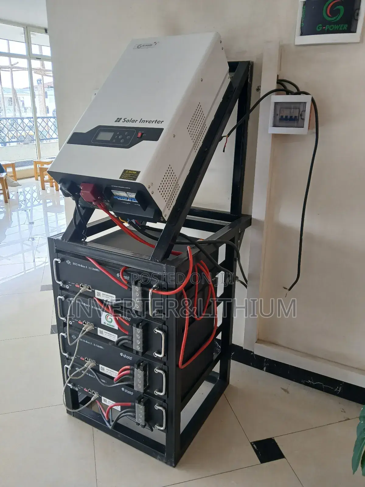 Solar Generator/Hybrid Inverter Lithium Ion Battery/