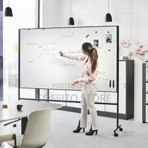 New 120*90 White Board Aluminum Frame በስራ በስብሰባዎ ፕሮጀክተር ለመጠ