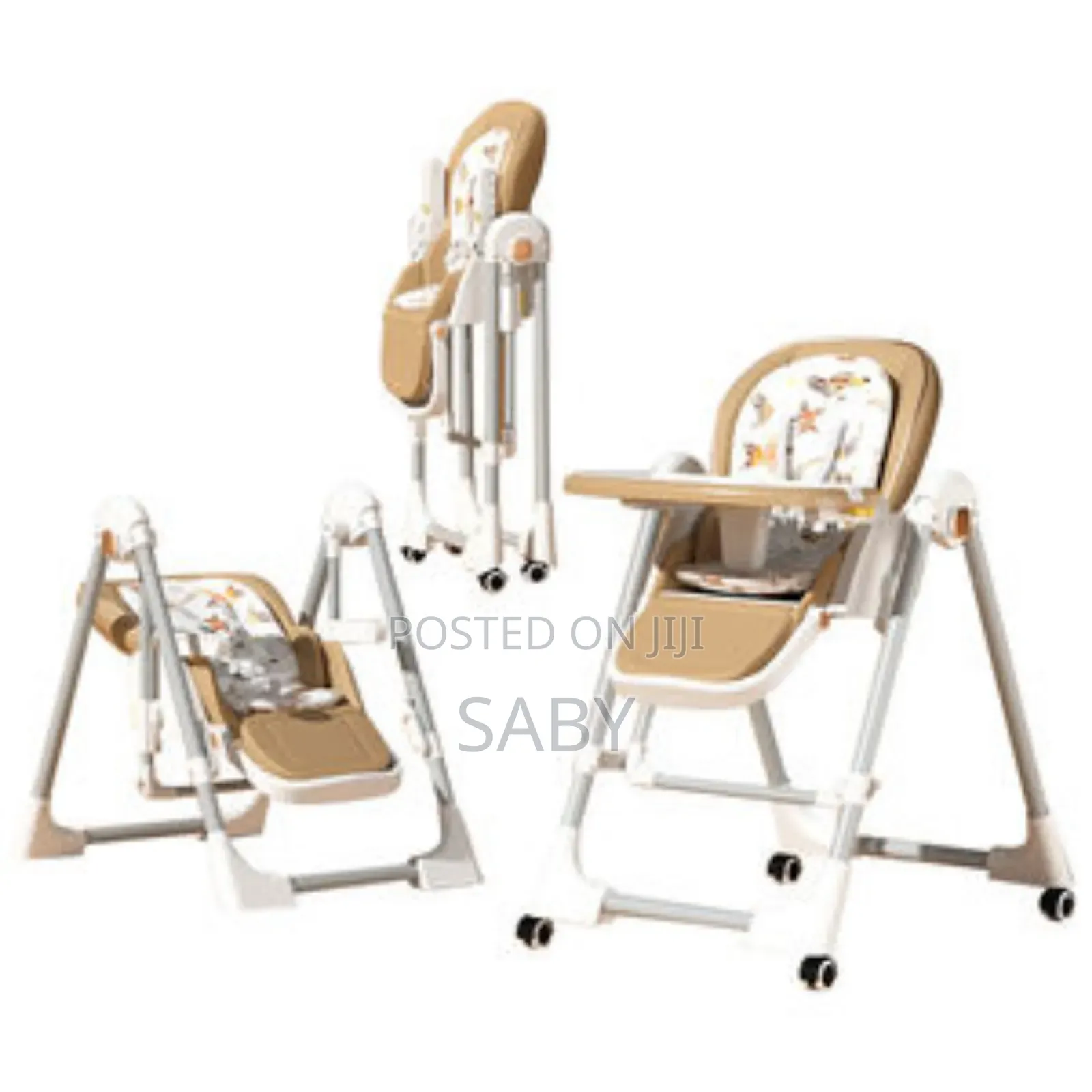 5-in-1 High Chair Multifunction
ከመመገቢያ ወንበርነት በተጨማሪ