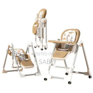 5-in-1 High Chair Multifunction
ከመመገቢያ ወንበርነት በተጨማሪ