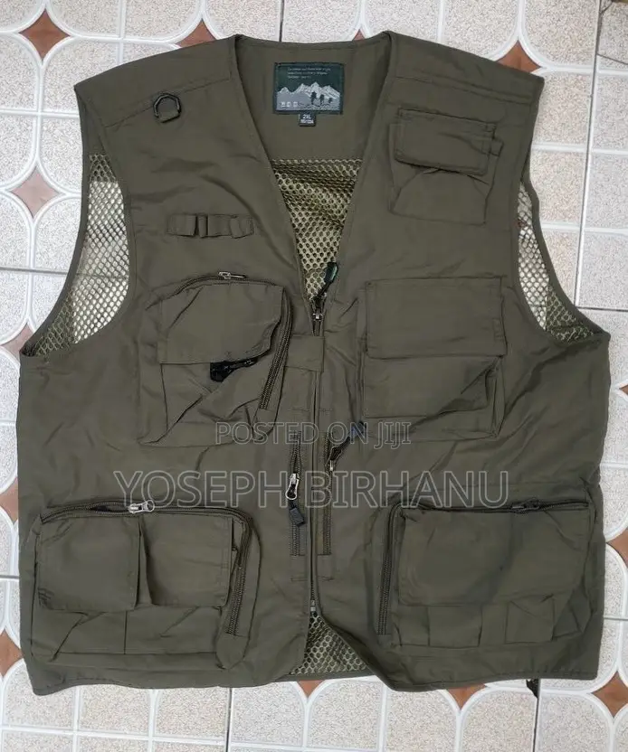 High Quality Camera Man Vest Army Green Other Color Avail
