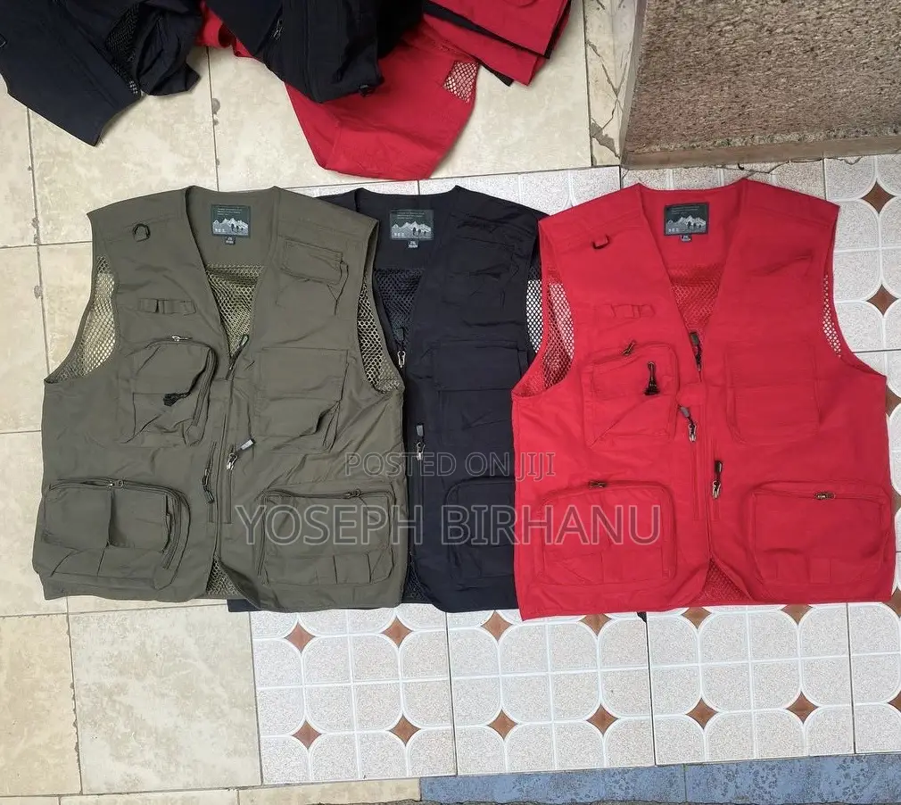 High Quality Camera Man Vest Army Green Other Color Avail