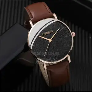 Photo - Leather Watch ሌዘር ሰአት