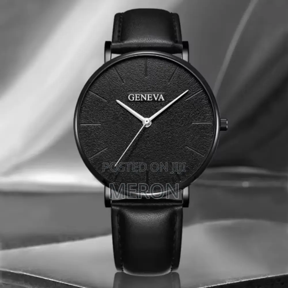 Leather Watch ሌዘር ሰአት